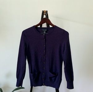 Banana Republic Royal Purple Cardigan